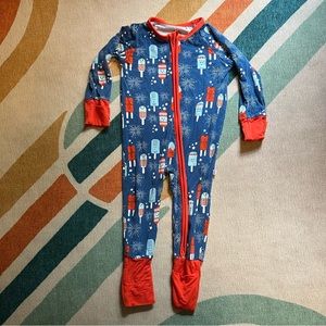 Emerson and Friends convertible full-zip footie pajamas - Party Pops